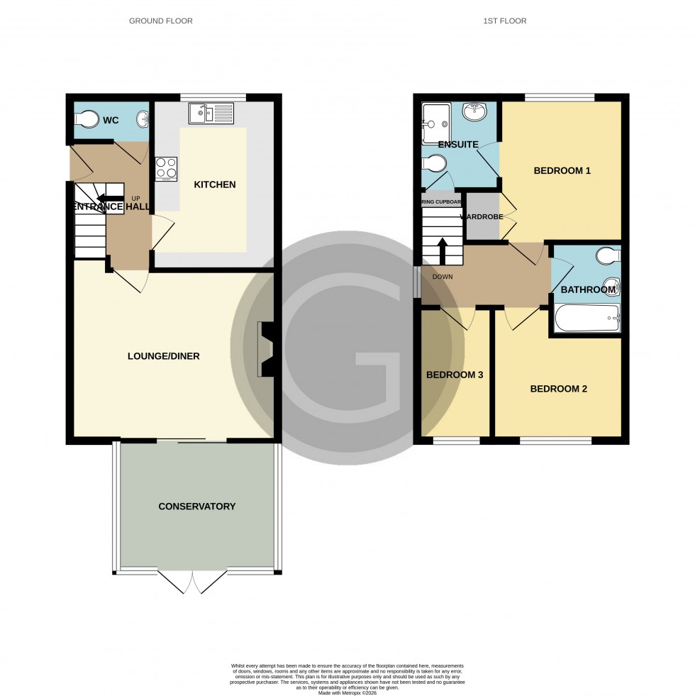 Floorplan for Redwell Avenue, Bexhill on Sea, East Sussex