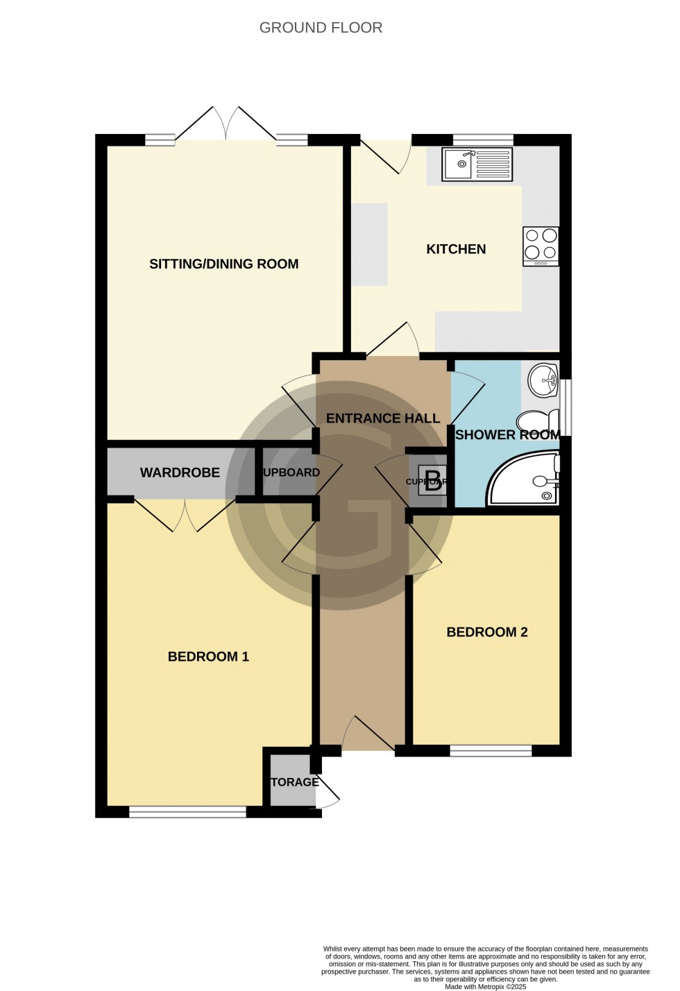 Floorplan for The Briary, Bexhill on Sea, East Sussex