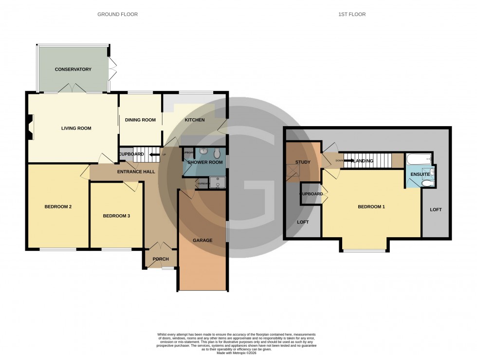 Floorplan for The Gorseway, Bexhill on Sea, East Sussex