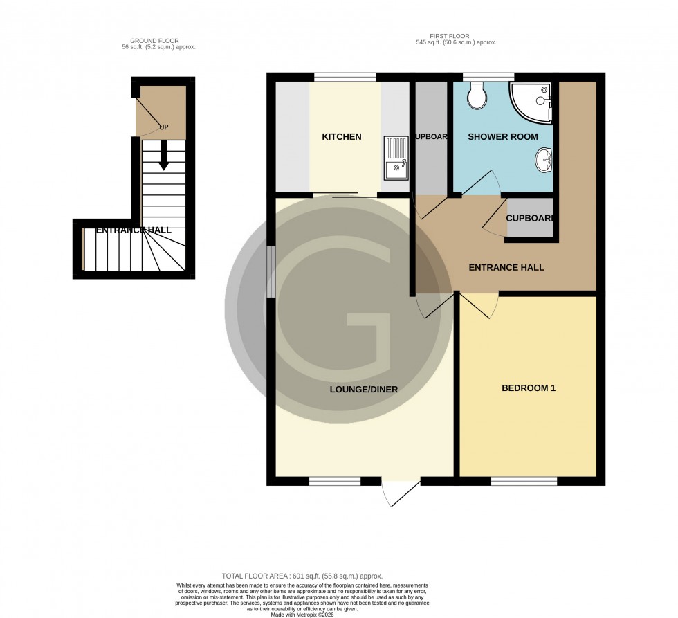 Floorplan for Osbern Close, Bexhill on Sea, East Sussex