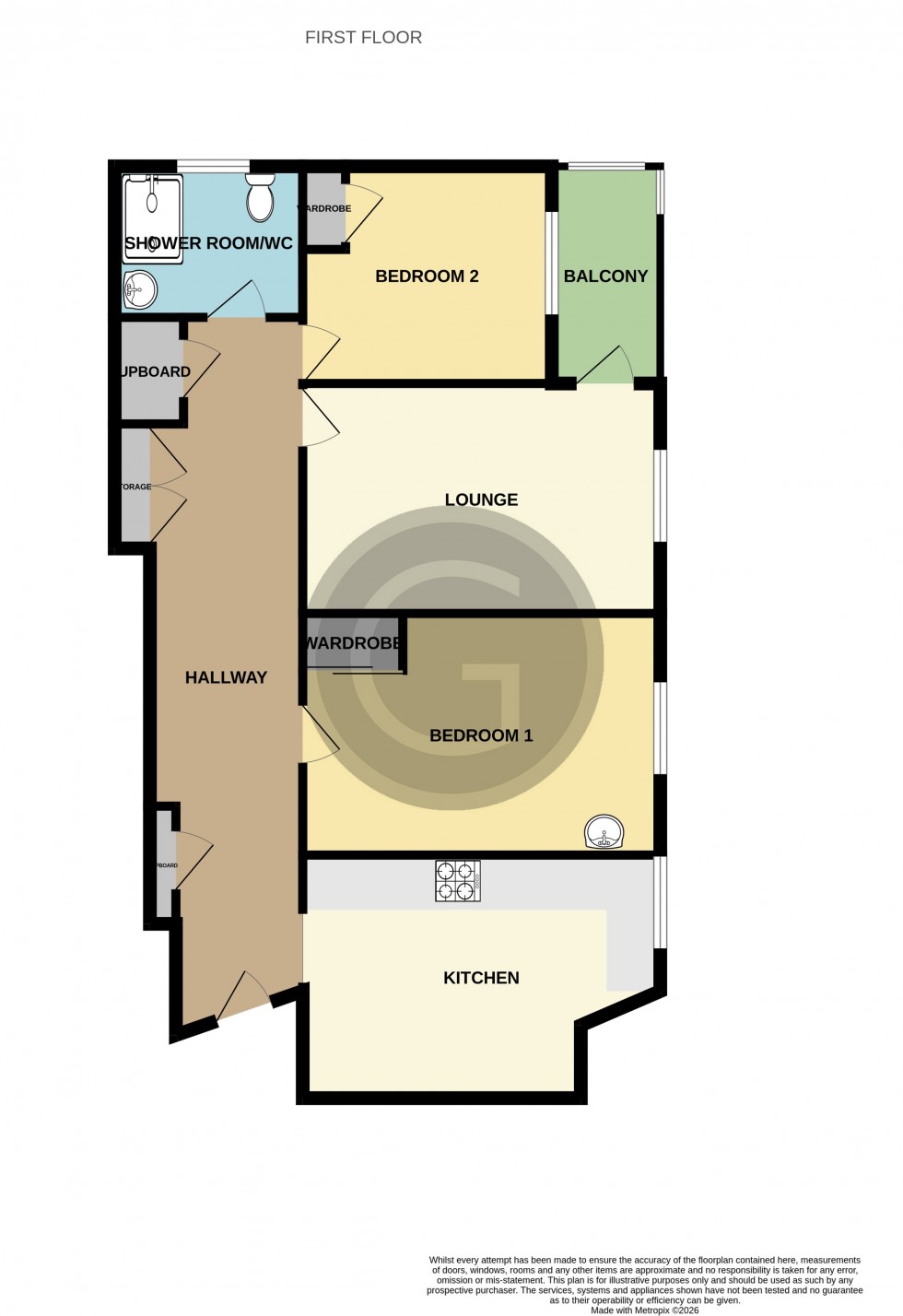 Floorplan for Bedford Avenue, Bexhill on Sea, East Sussex
