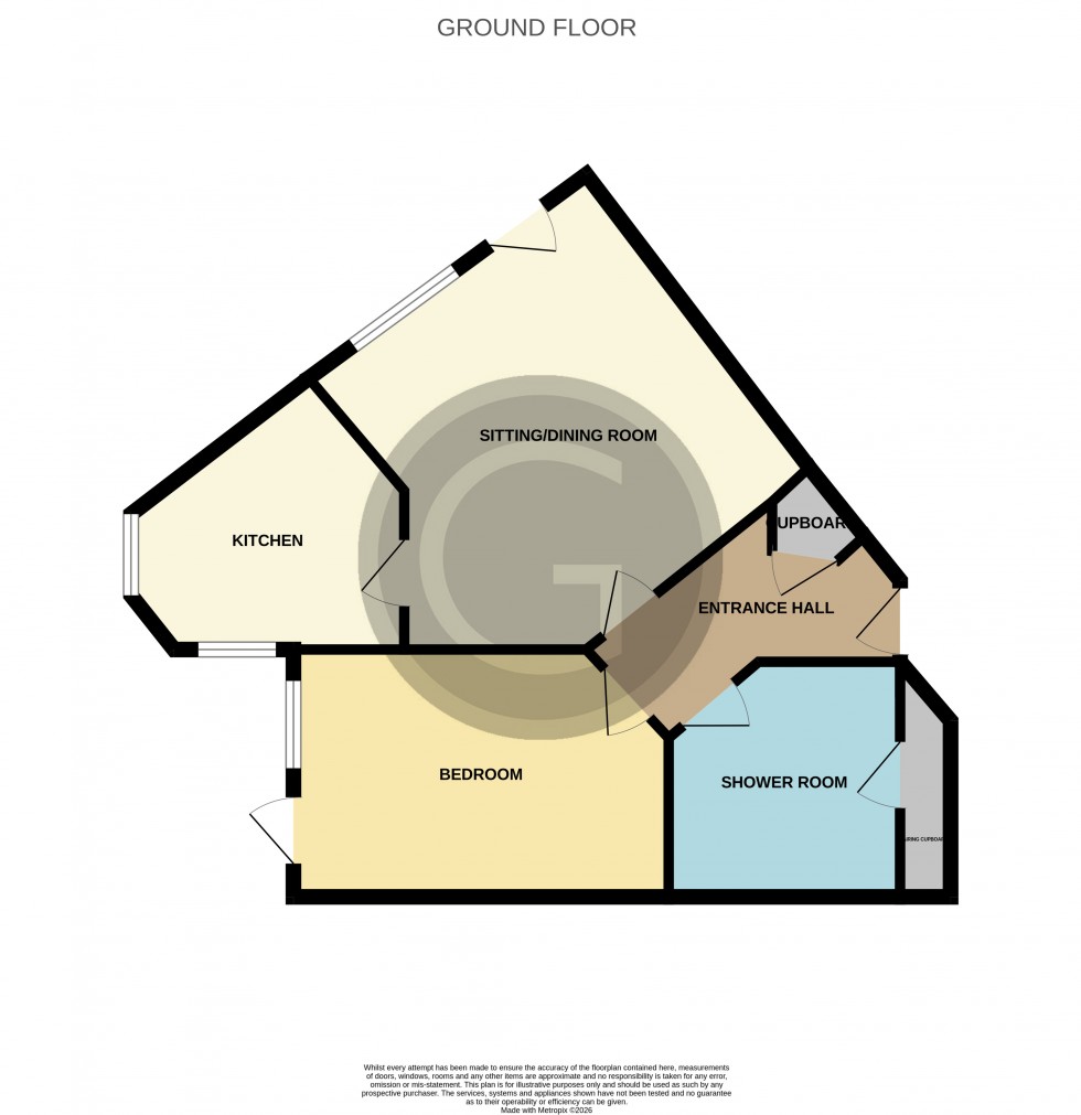 Floorplan for Upper Maze Hill, St Leonards on Sea, East Sussex