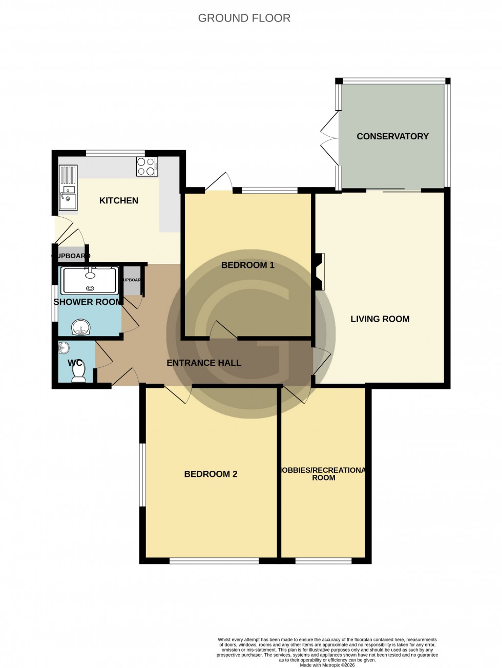 Floorplan for Bushy Croft, Bexhill on Sea, East Sussex