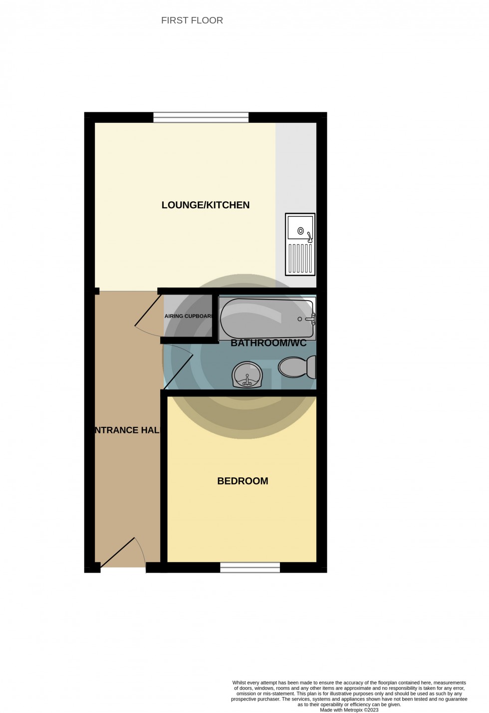 Floorplan for Seabourne Road, Bexhill on Sea, East Sussex