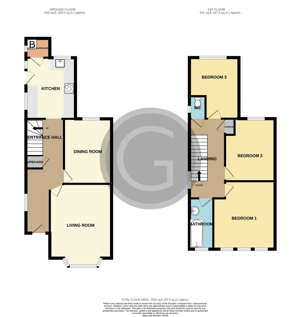 Floorplan for Cambridge Road, Bexhill on Sea, East Sussex