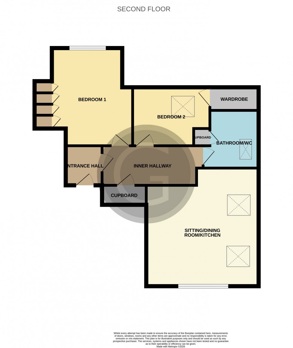 Floorplan for Collington Avenue, Bexhill on Sea, East Sussex