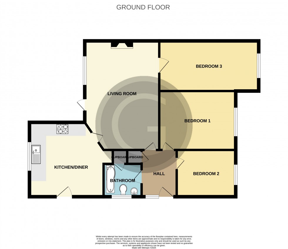Floorplan for Laburnum Gardens, Bexhill on Sea, East Sussex