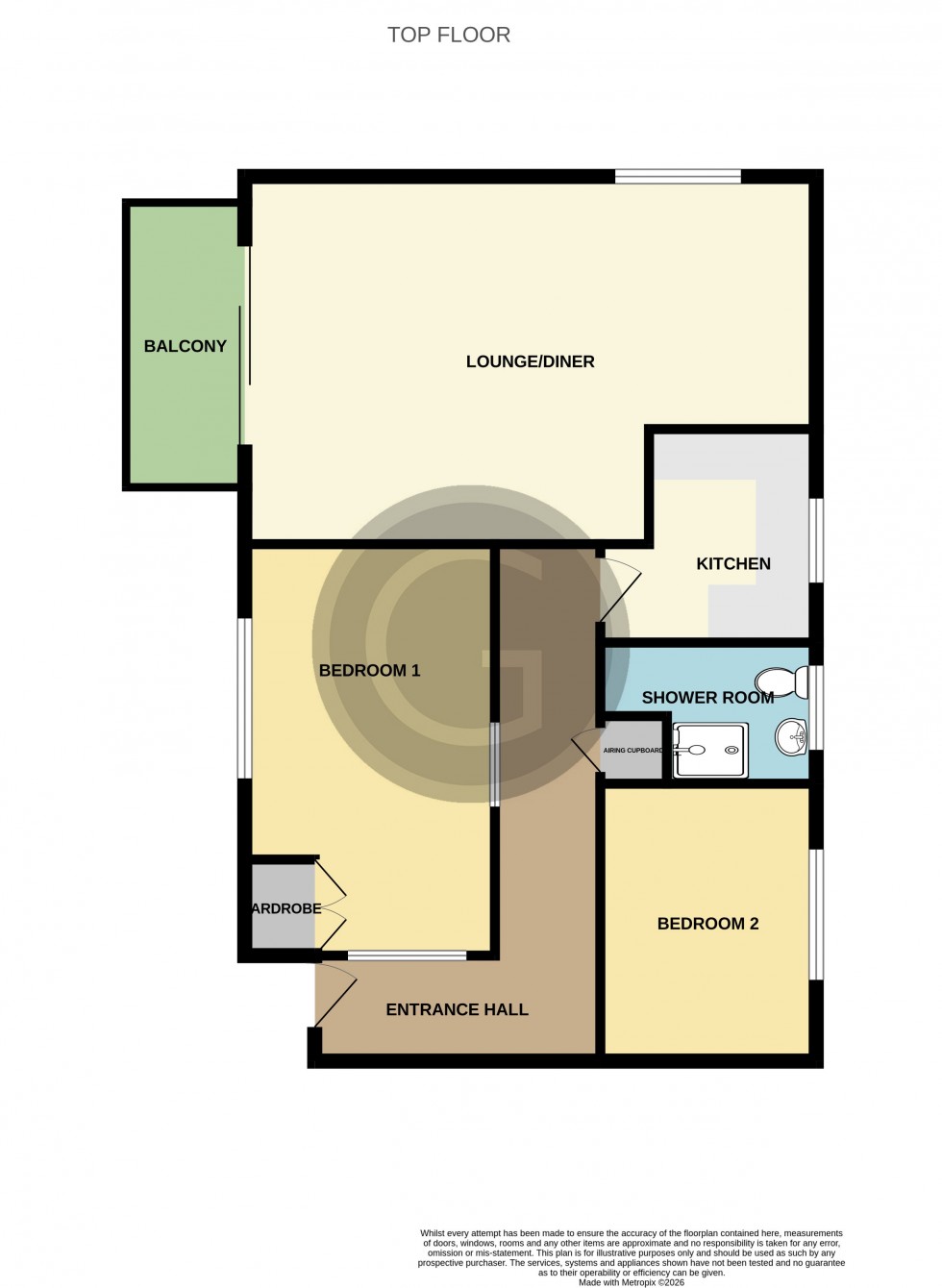 Floorplan for Sutton Place, Bexhill on Sea, East Sussex
