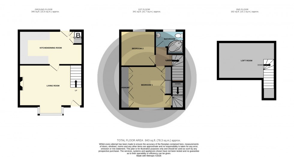 Floorplan for Camperdown Street, Bexhill on Sea, East Sussex