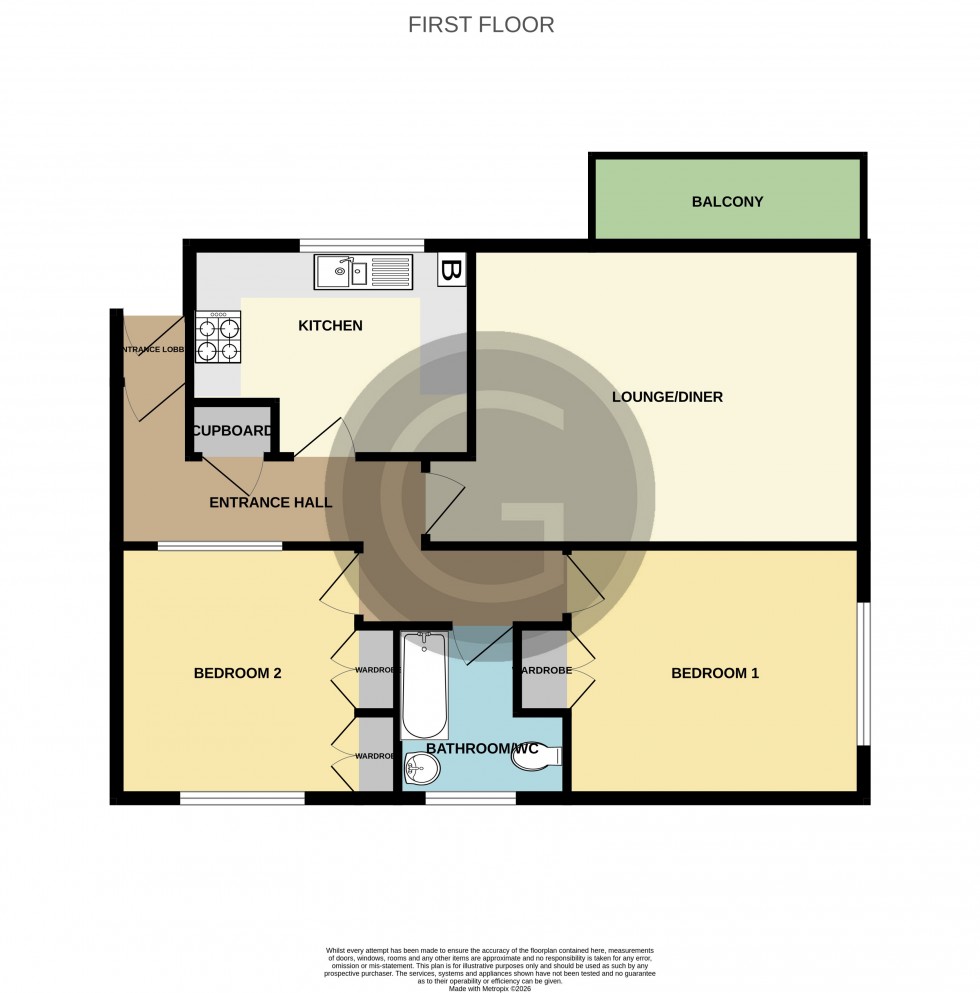 Floorplan for Sutton Place, Bexhill-on-Sea, East Sussex