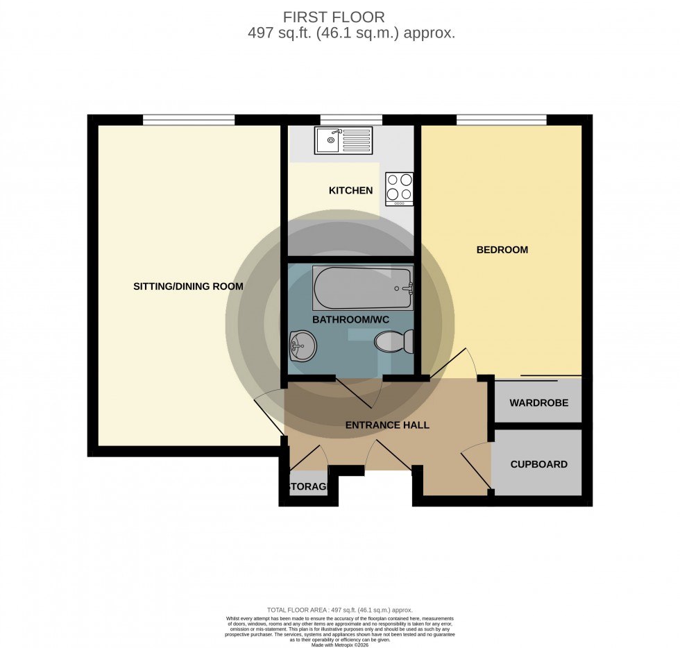Floorplan for Cooden Drive, Bexhill-on-Sea, East Sussex